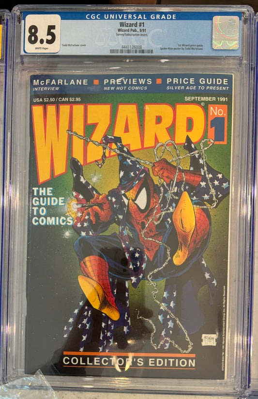 Wizard The Comics Magazine #1 CGC 8.5 (September, 1991)