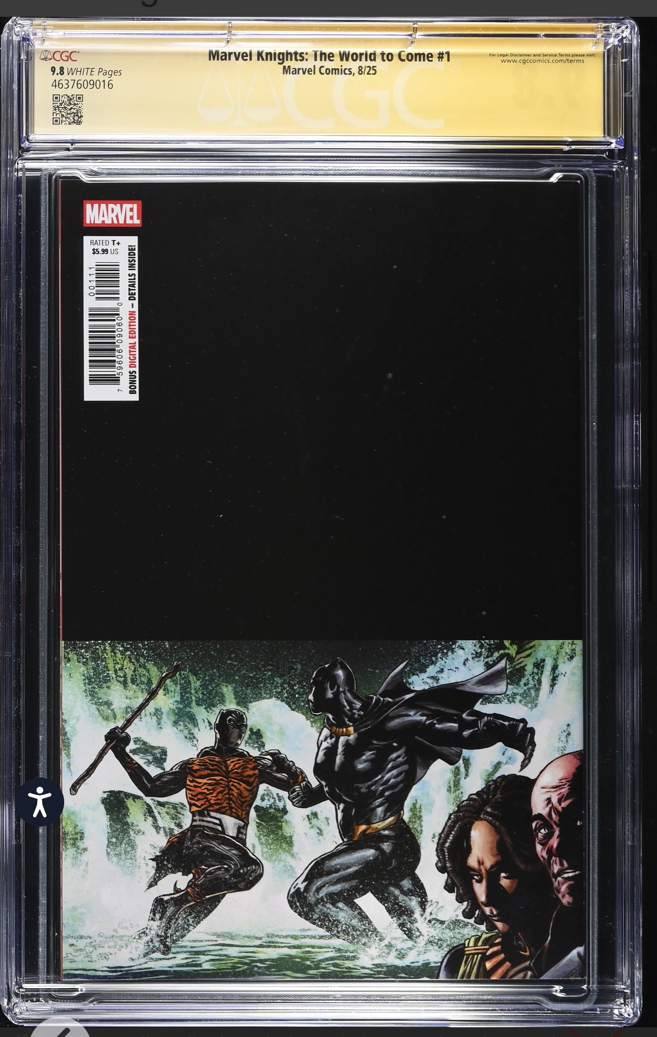 Marvel Knights: The World to Come #1 CGC SS 9.8 (Marvel, 2025) signed by Christopher Priest