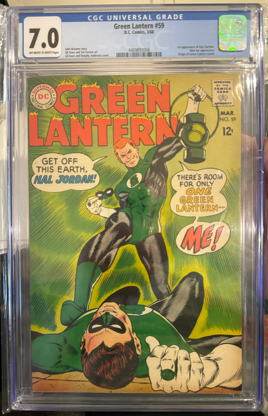 Green Lantern #59 CGC 7.0 (DC, 1st Series) 1st Guy Gardner