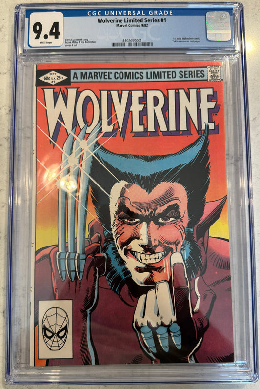 Wolverine #1 CGC 9.4 (Marvel, 1982)