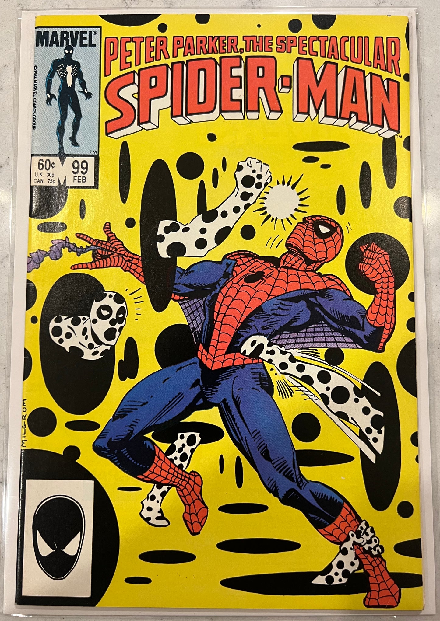 Spectacular Spider-Man #99 ( Marvel, 1976 1st Series) 1st Cover app of Spot