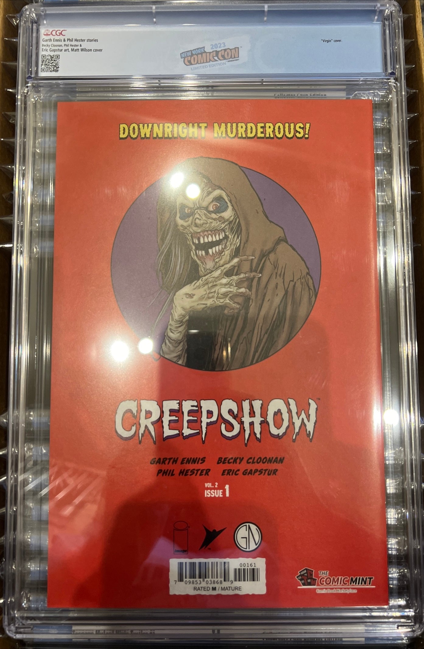 CREEPSHOW # 1 (vol. 2) CGC 9.8 (NYCC Matt Wilson Virgin Variant, Limited to 200)