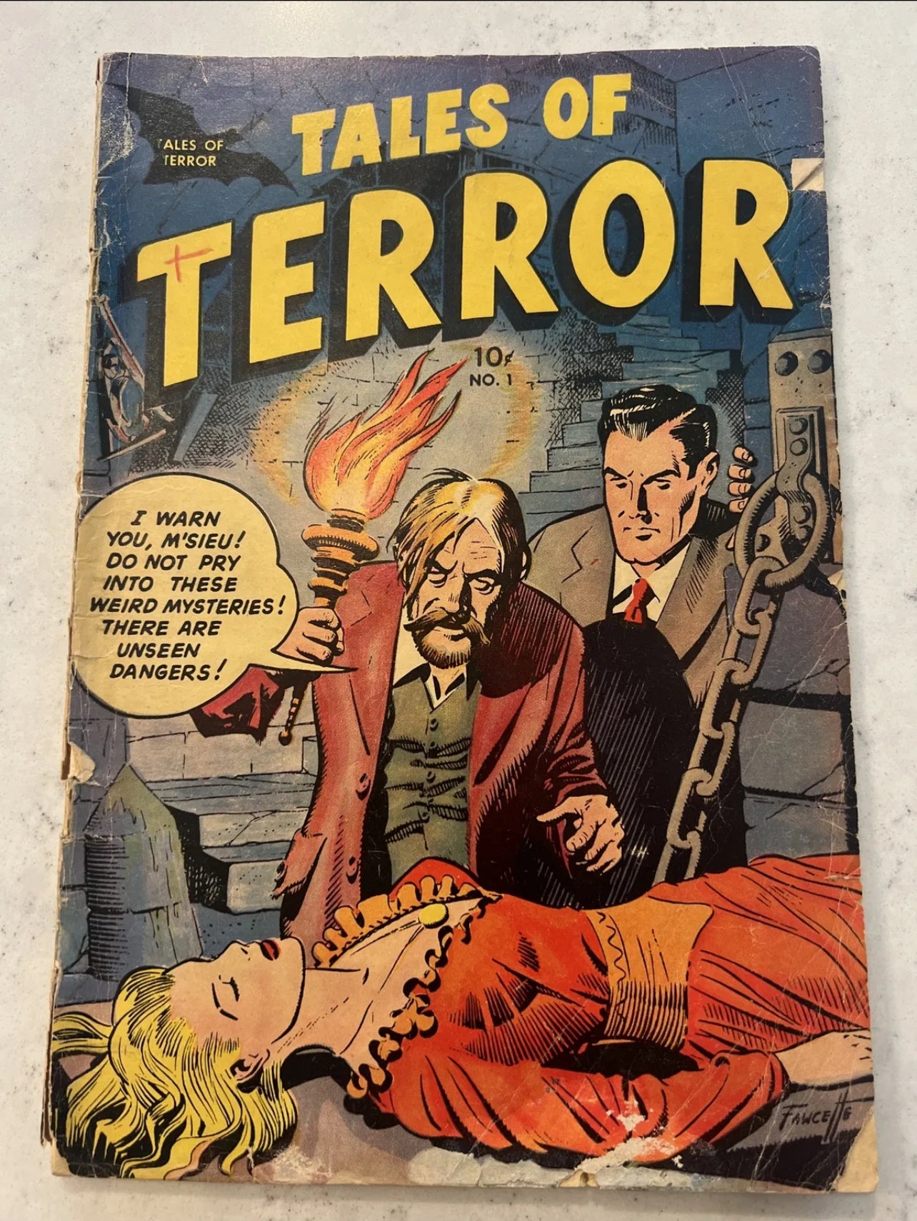 Tales of Terror #1 (Toby Press, 1952) Pre Code Horror