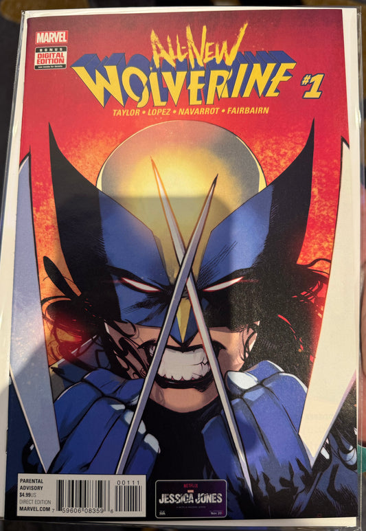 All New Wolverine #1 (Marvel, 2016)