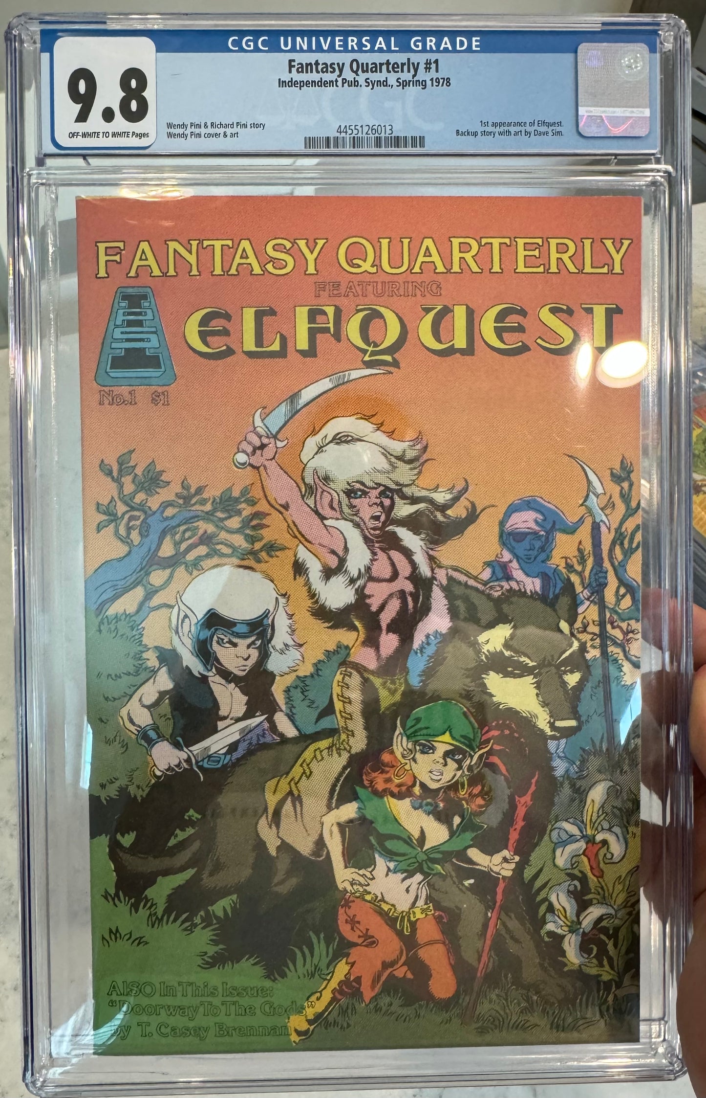 Fantasy Quarterly #1 CGC 9.8 (Independent Pub Sunday Spring 1978) 1st app of Elfquest