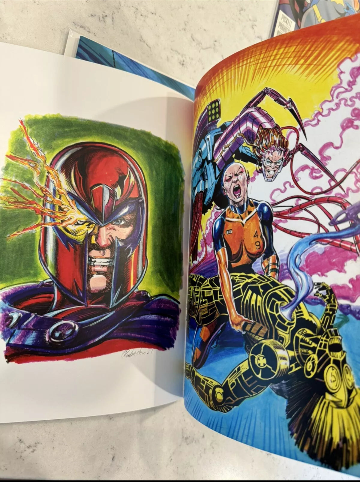 Marvel Signatures Joe Rubinstein Art Book Signed by Joe Rubinstein (JJL Collectibles Exc