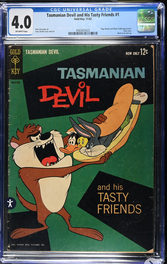 Tasmanian Devil & His Tasty Friends #1 CGC 4.0 (Gold Key, 1962)