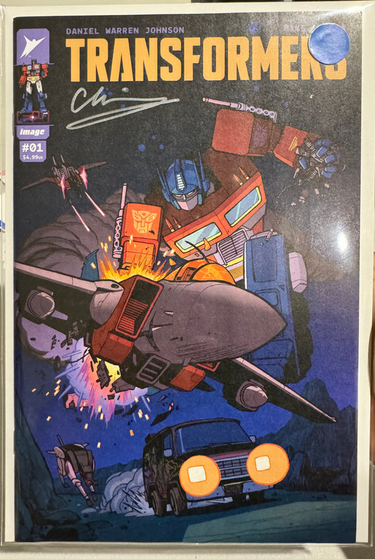 Transformers #1 (Image/Skybound 2023) 1:25 Incentive Cover Signed by Cliff Chiang