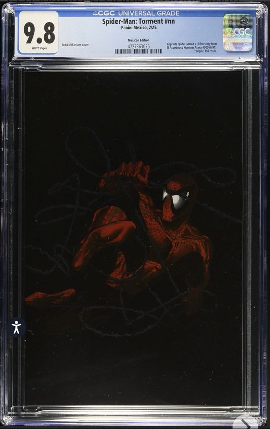 Spider-Man: Torment CGC 9.8 (Panini México, 2026) McFarlane Cover (Marvel)