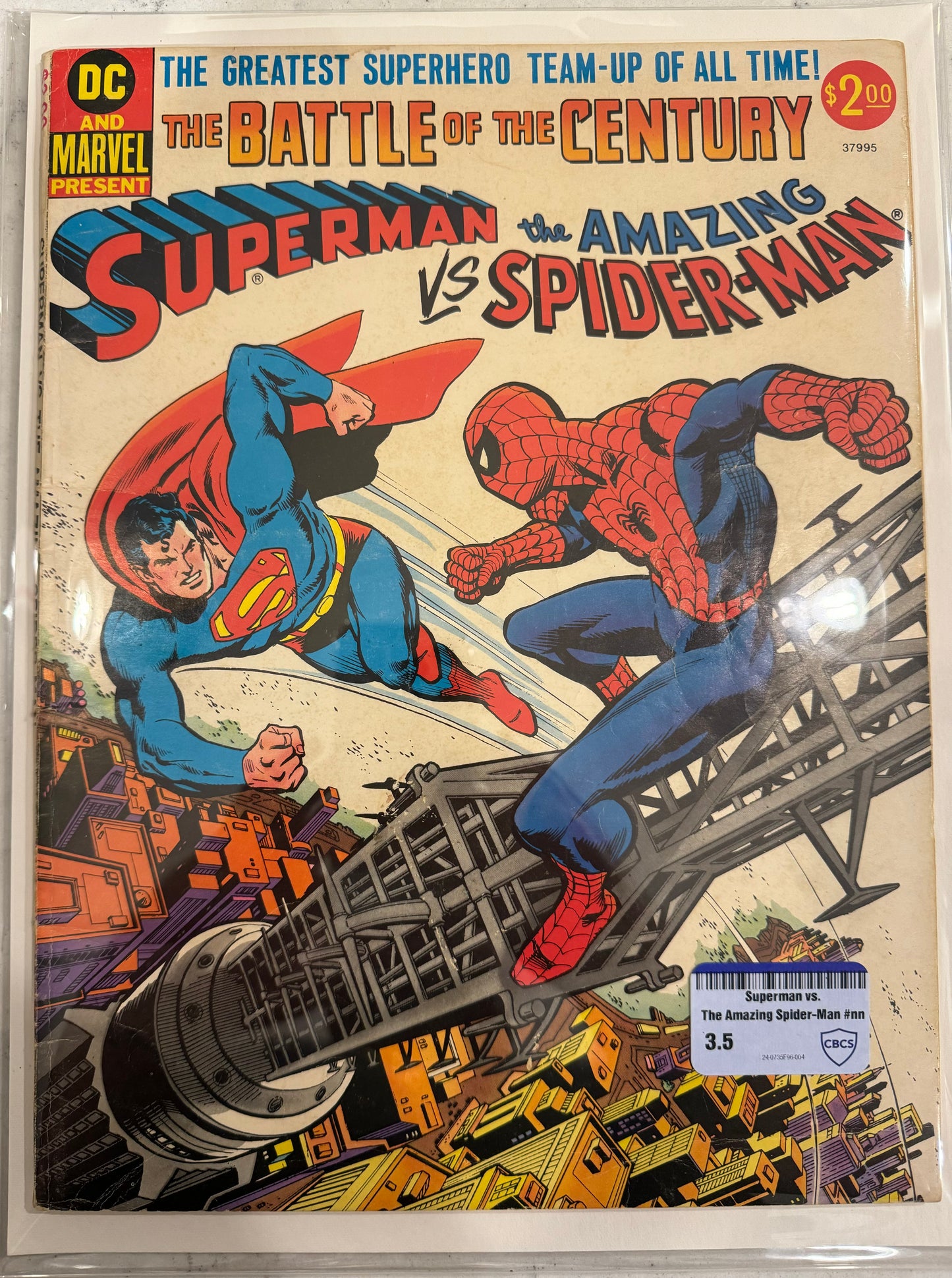 Superman vs The Amazing Spider-Man #nn CBCS Graded 3.5 (Sealed, 1st Marvel/DC Crossover