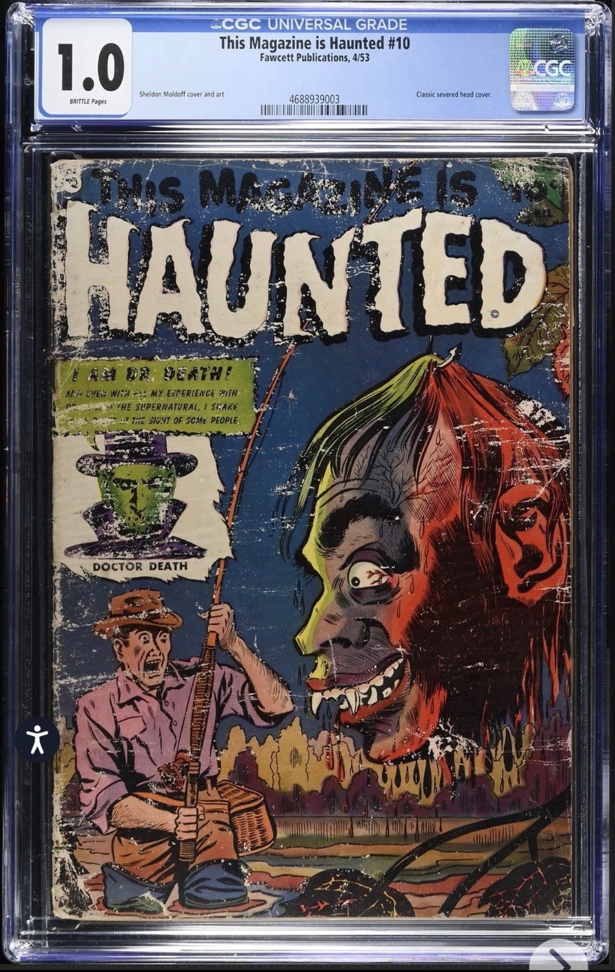 This Magazine Is Haunted #10 CGC 1.0 (Fawcett Publications, 1953) Pre Code Golden Age Horror