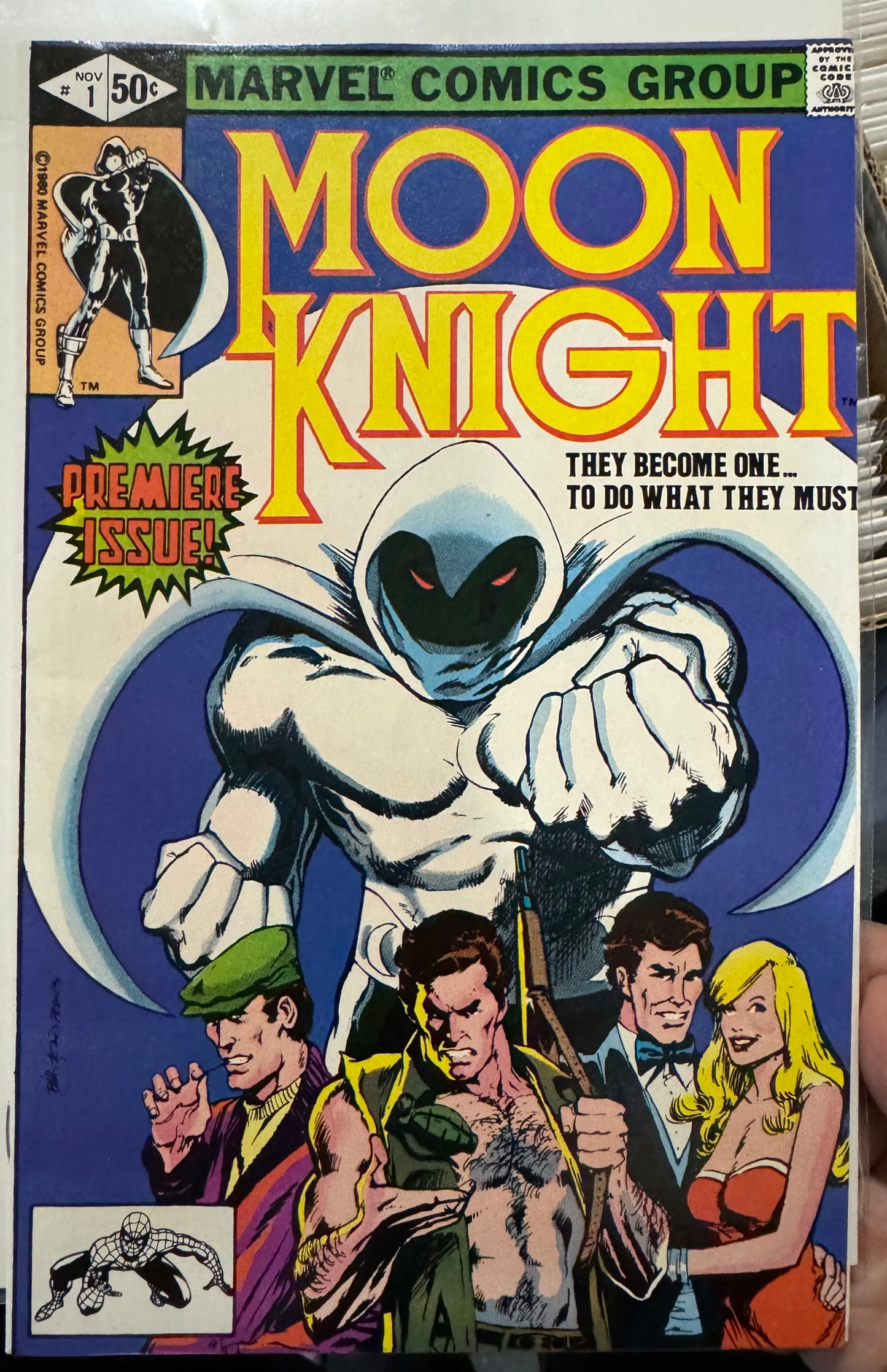 Moon Knight #1 (Marvel, 1980) 1st Appearance of Bushman