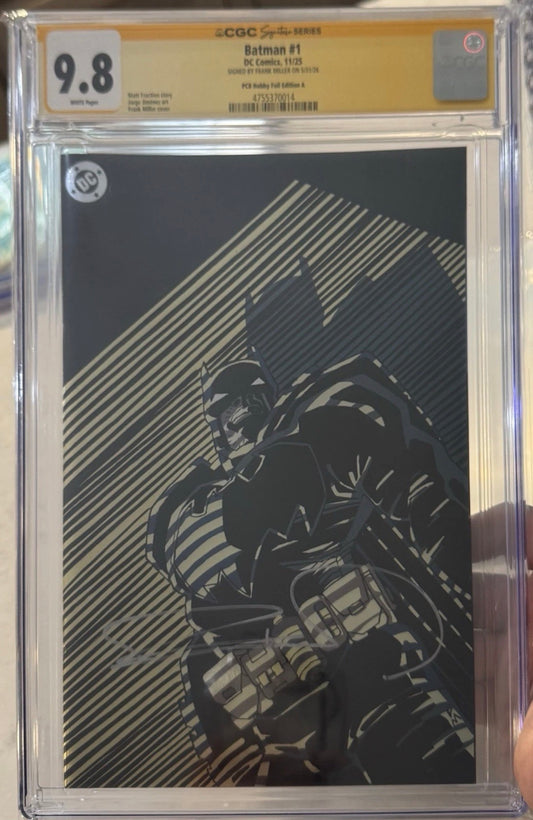 Batman #1 CGC SS 9.8 Signed By Frank Miller (Foil Variant, DC, 2025)