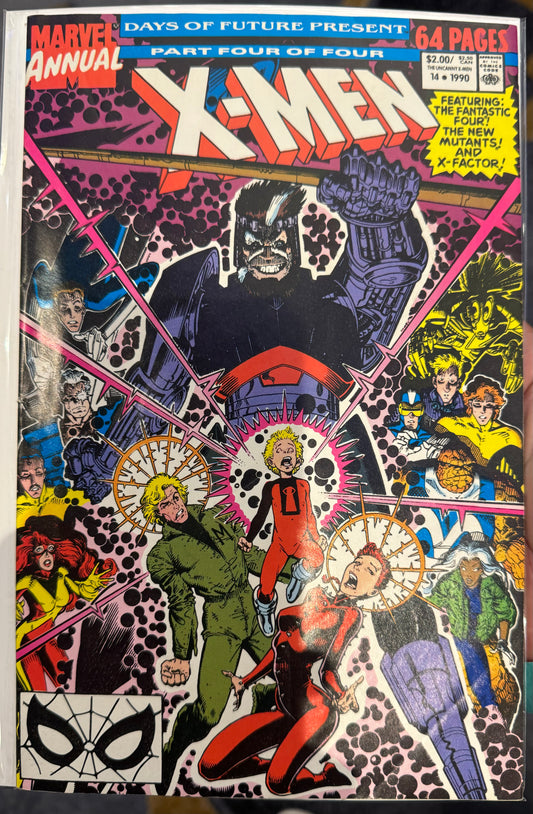 Uncanny X-Men Annual #14 (Marvel, 1990) 1st Cameo of Gambit