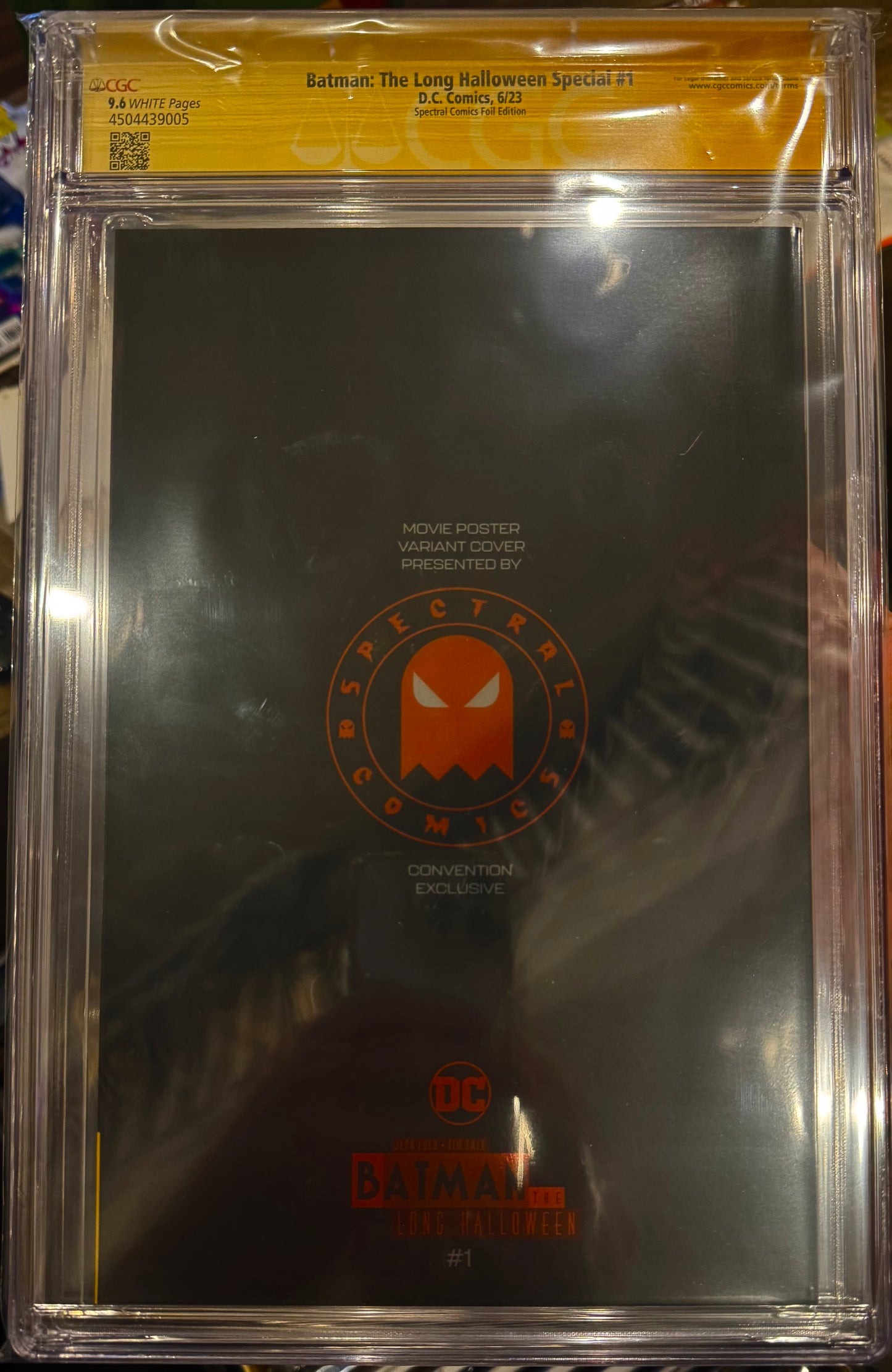 Batman: The Long Halloween Special #1 CGC SS 9.6 Foil NYCC Virgin Variant Signed By Jeph Loeb