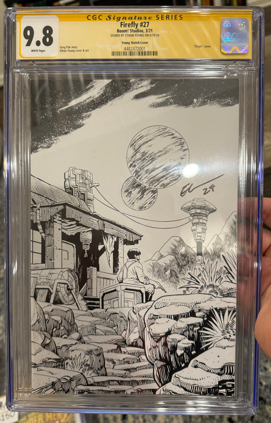 Firefly #27 CGC SS 9.8 (BOOM! Studios, 2021) Sketch Variant Signed by Ethan Young