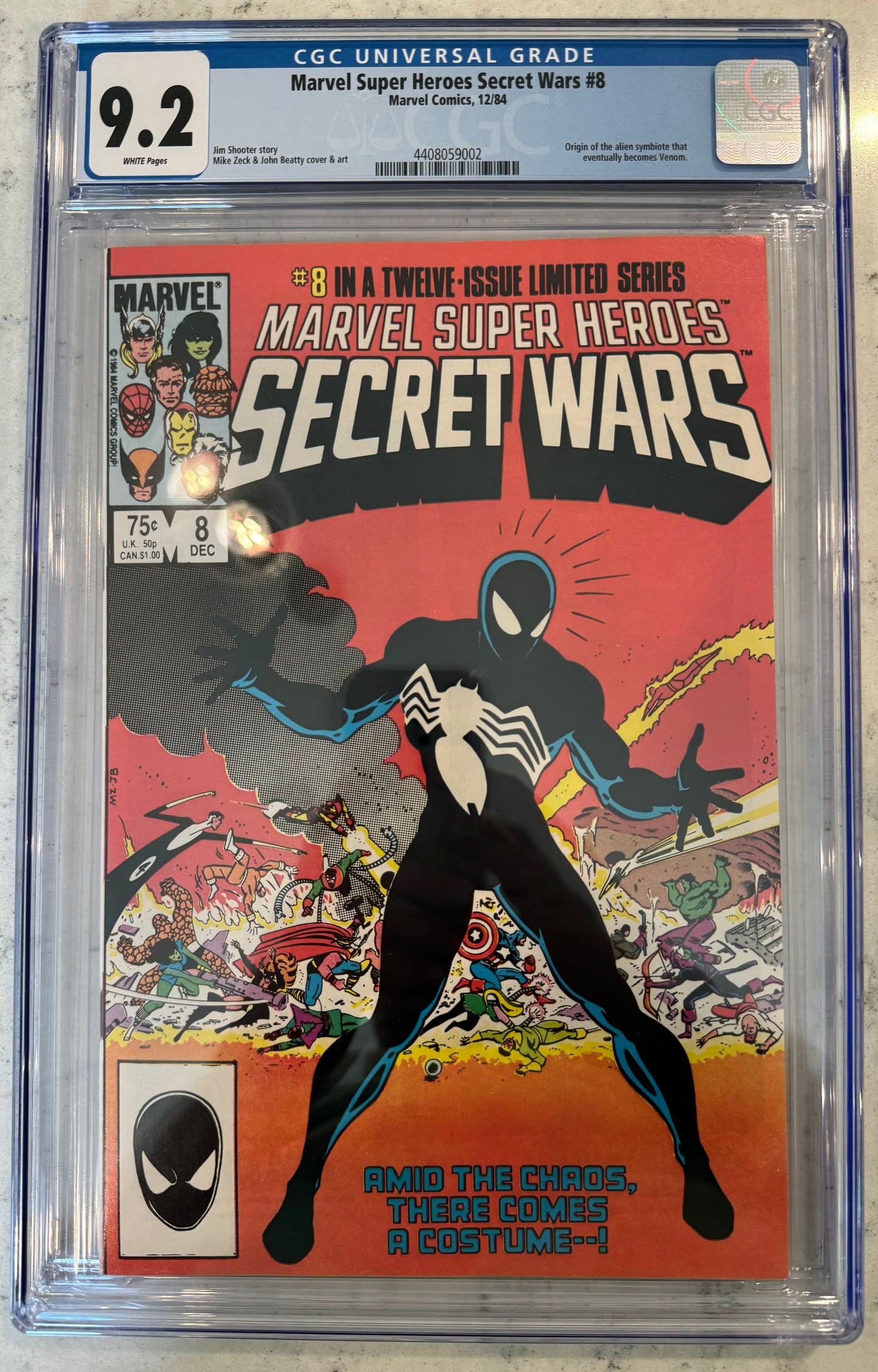 Marvel Super Heroes Secret Wars #8 CGC 9.2 (Marvel, 1984)