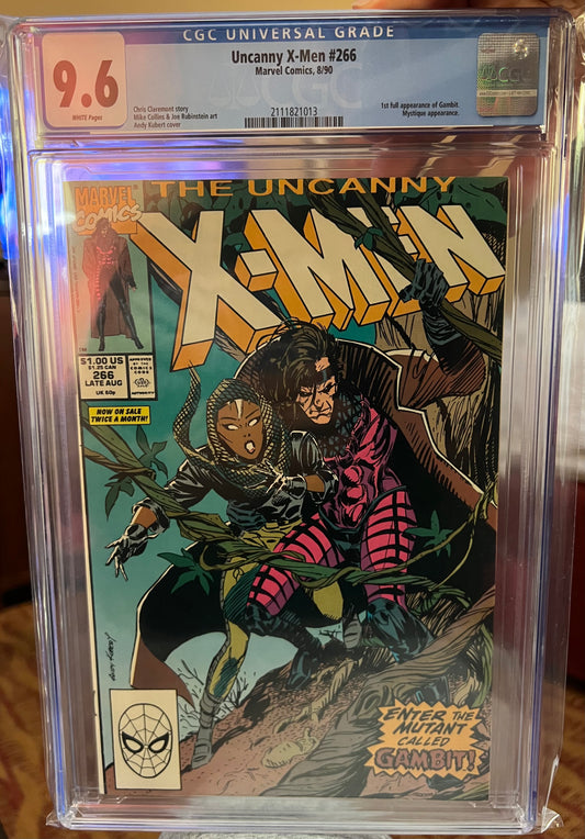 Uncanny X-Men #266 CGC 9.6 (Marvel, 1990) 1st Appearance of Gambit