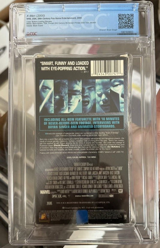 X-Men VHS CGC 8.0 (20th Century, 2000) Case 7.0, Media 9.4