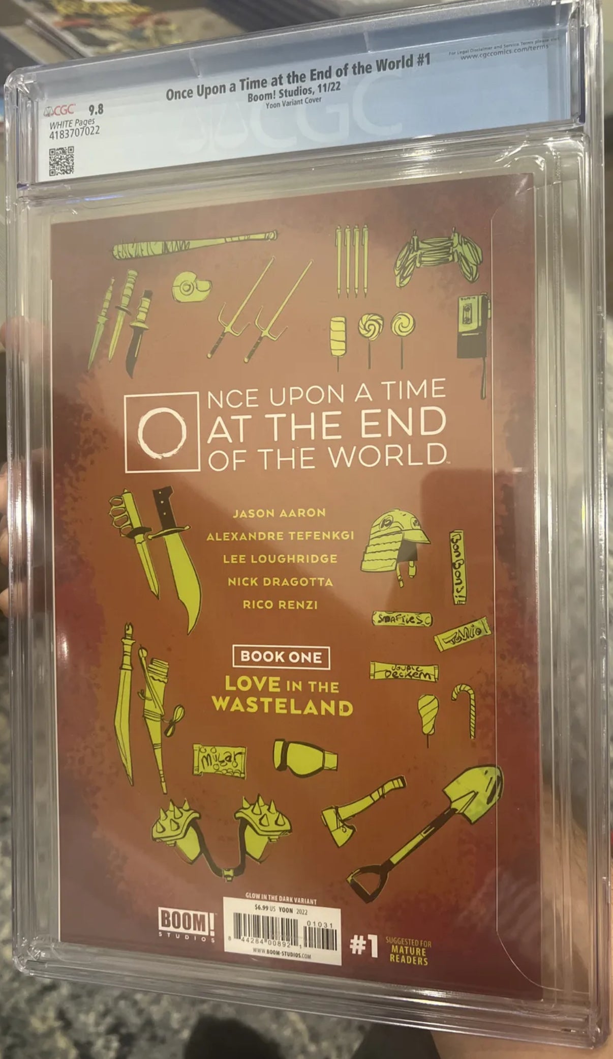Once Upon a Time at the End of the World #1 CGC 9.8 (Glow in the Dark, Yoon Variant