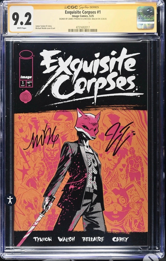 Exquisite Corpses #1 CGC SS 9.2 Signed By James Tynion IV & Michael Walsh (Image, 2025) Cover A