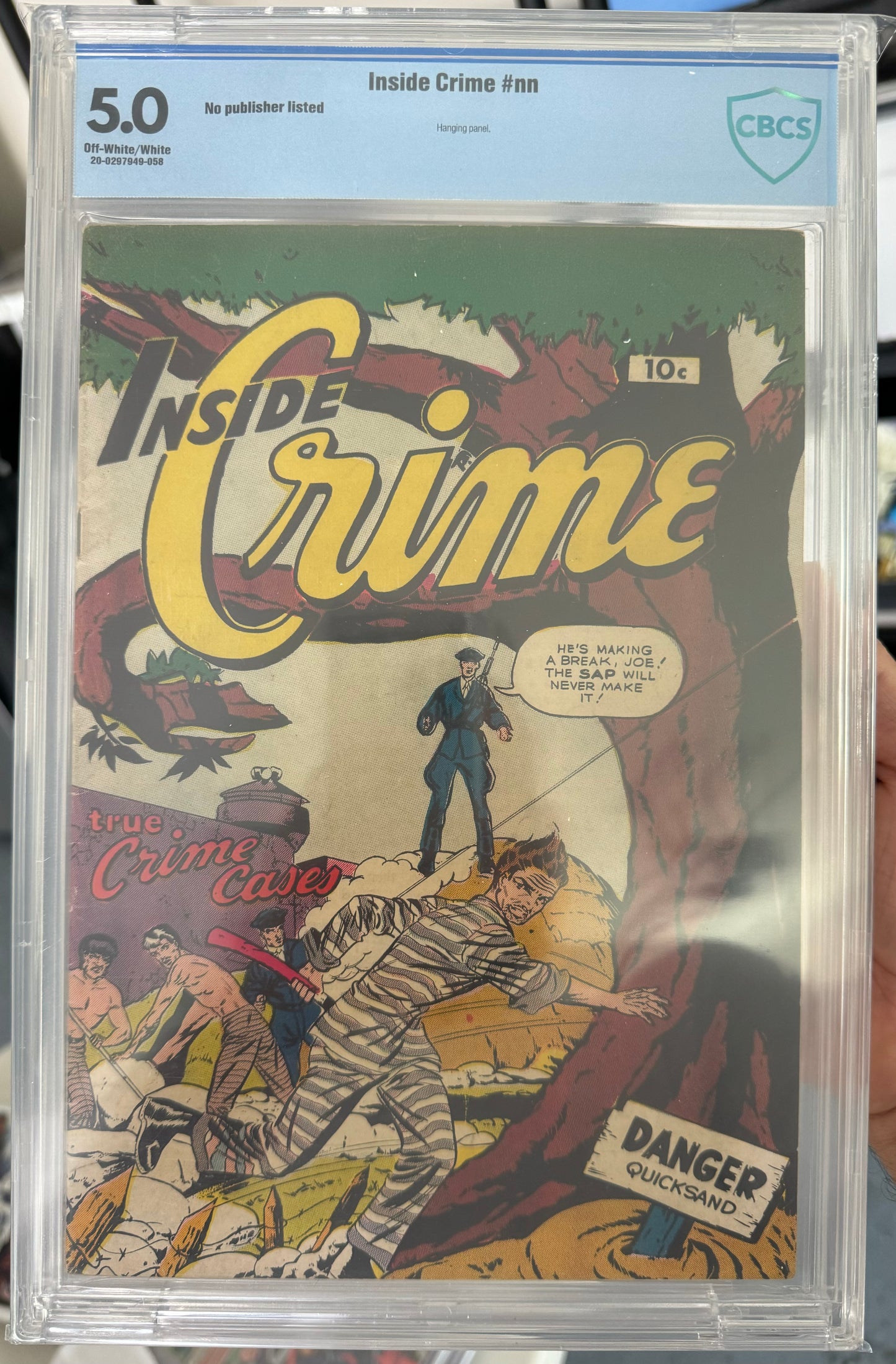 Inside Crime #0 CBCS 5.0 (Fox Feature Syndicate, 1950) Golden Age