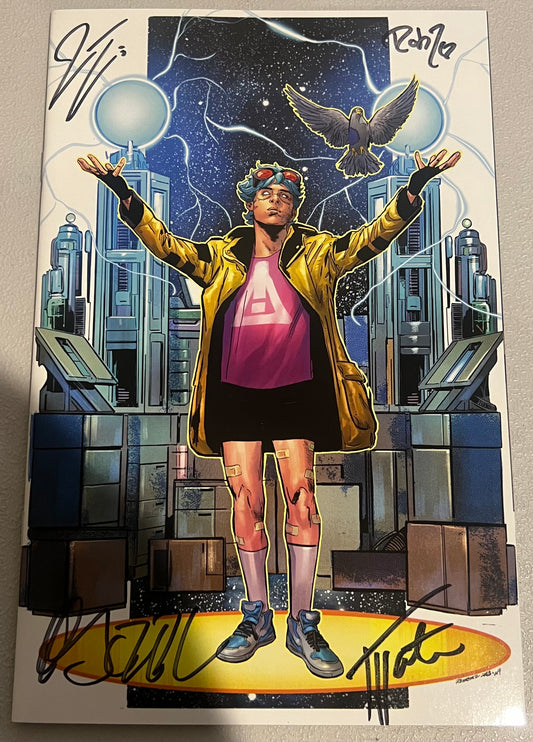 Christopher Chaos #1H (Dark Horse, 2023) Signed by James Tynion IV, Tate Bromball, Isaac Goodhart & Nick Robles with Certificate of Authenticity