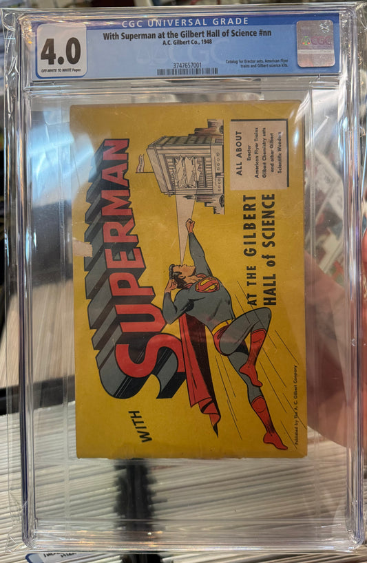 With Superman At The Gilbert Hall Of Science #nn CGC 4.0 Catalog 1948 (Golden Age)