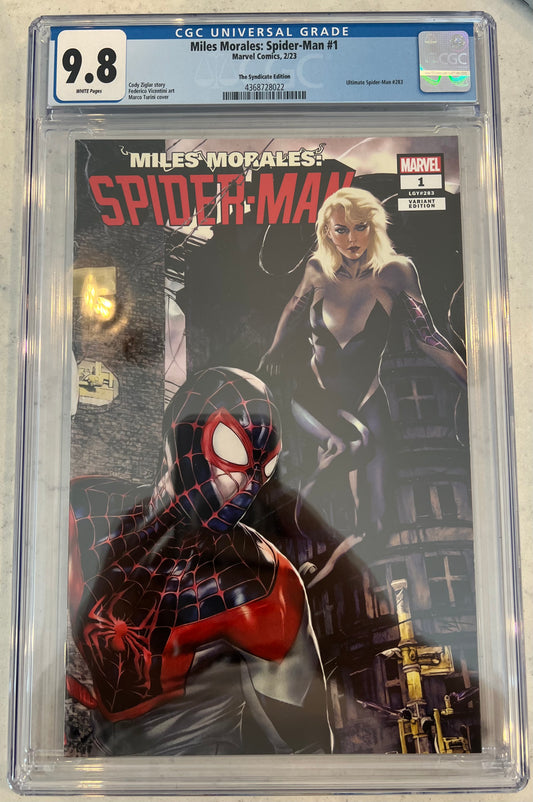 Miles Morales: Spider-Man (Marvel, 2nd Series) CGC 9.8 Variant Cover by Marco Turini