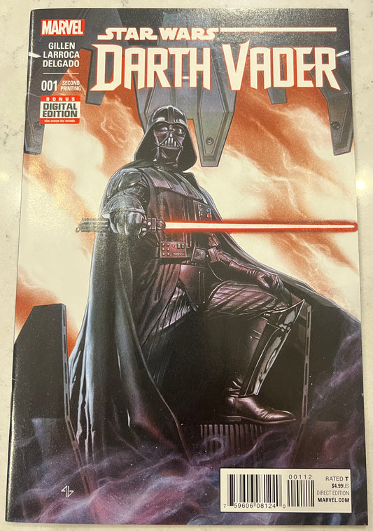 Star Wars: Darth Vader #1 (Marvel, 2015 Series) 2nd Print