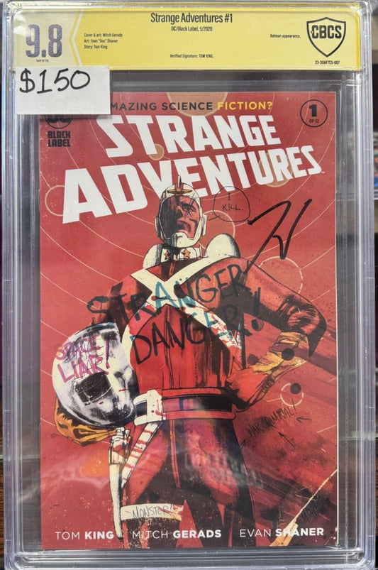 STRANGE ADVENTURES #1 CBCS 9.8 Signed By Tom King (DC, 2020)