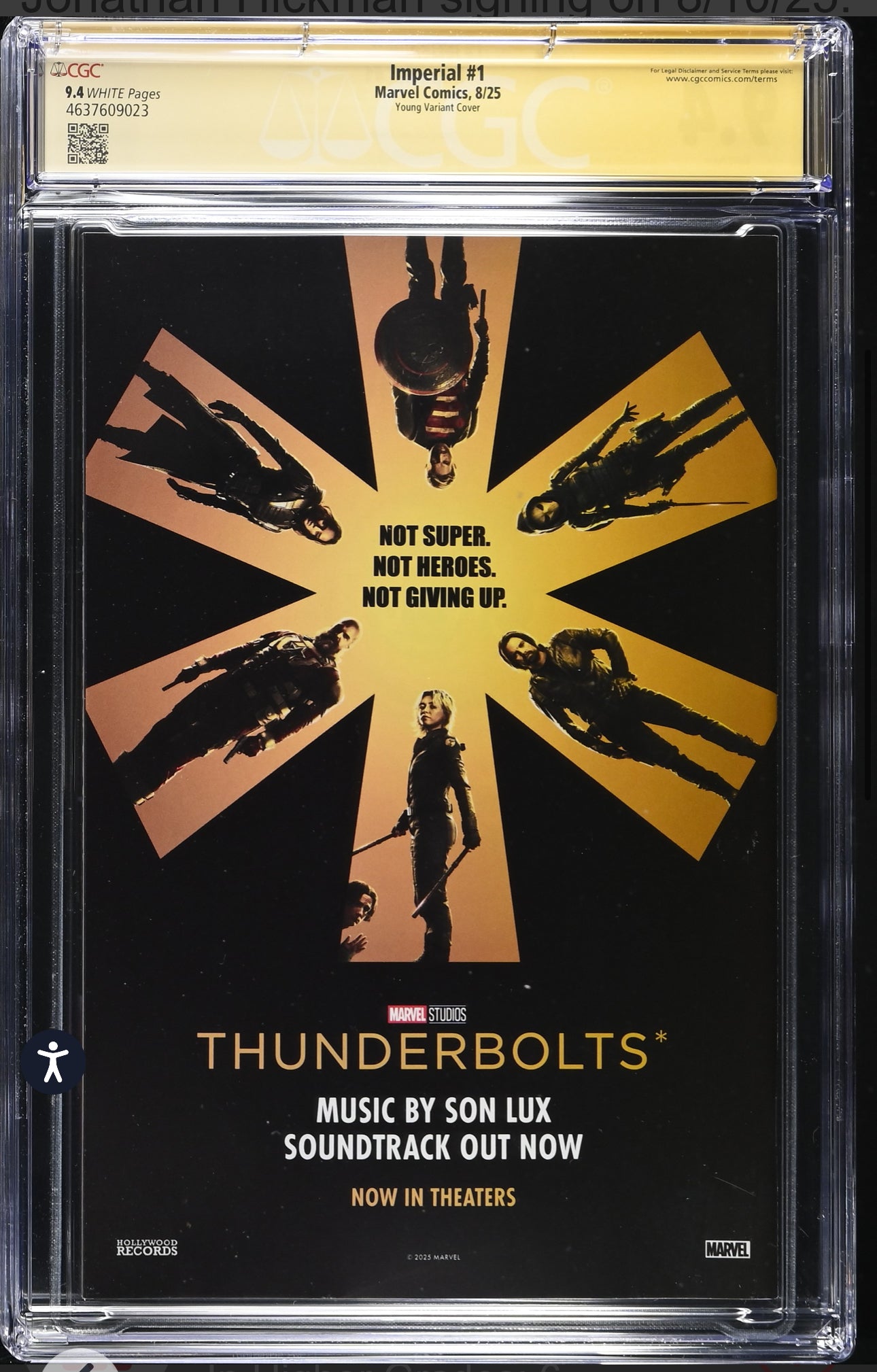 Imperial #1 CGC SS 9.4 (Marvel, 2025) Skottie Young Variant signed by Jonathan Hickman & Skottie Young