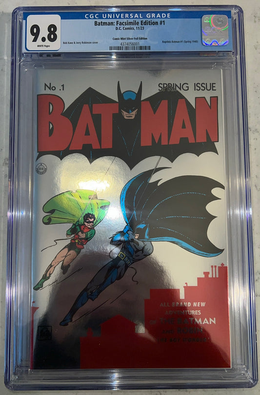 Batman #1 CGC 9.8 (DC Comics, NYCC Silver Foil)