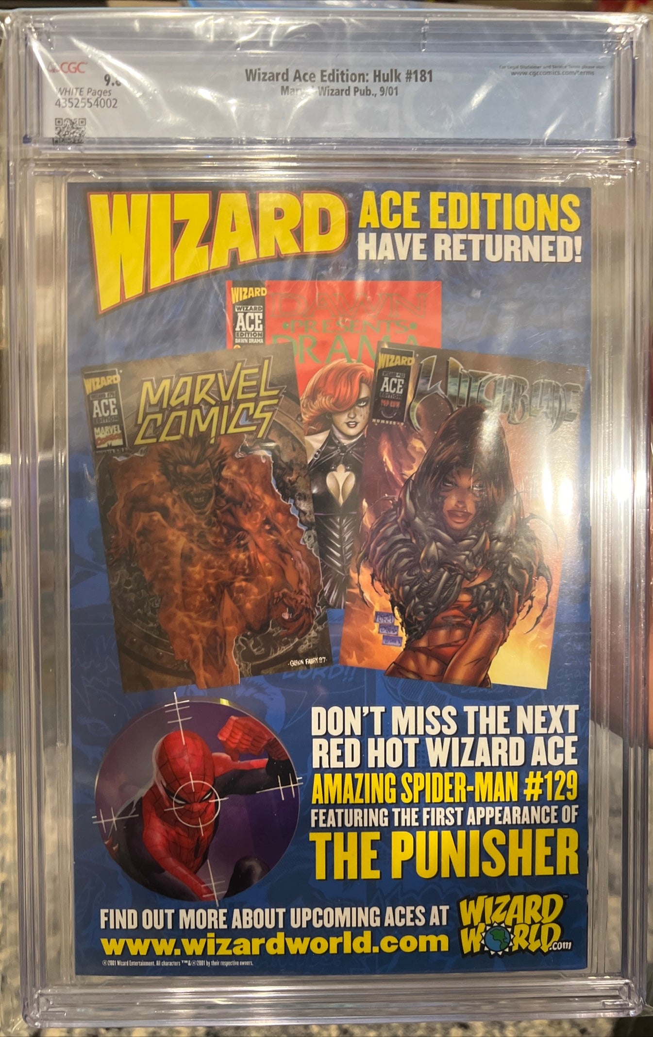 Wizard Ace Edition: Hulk #181 CGC 9.8