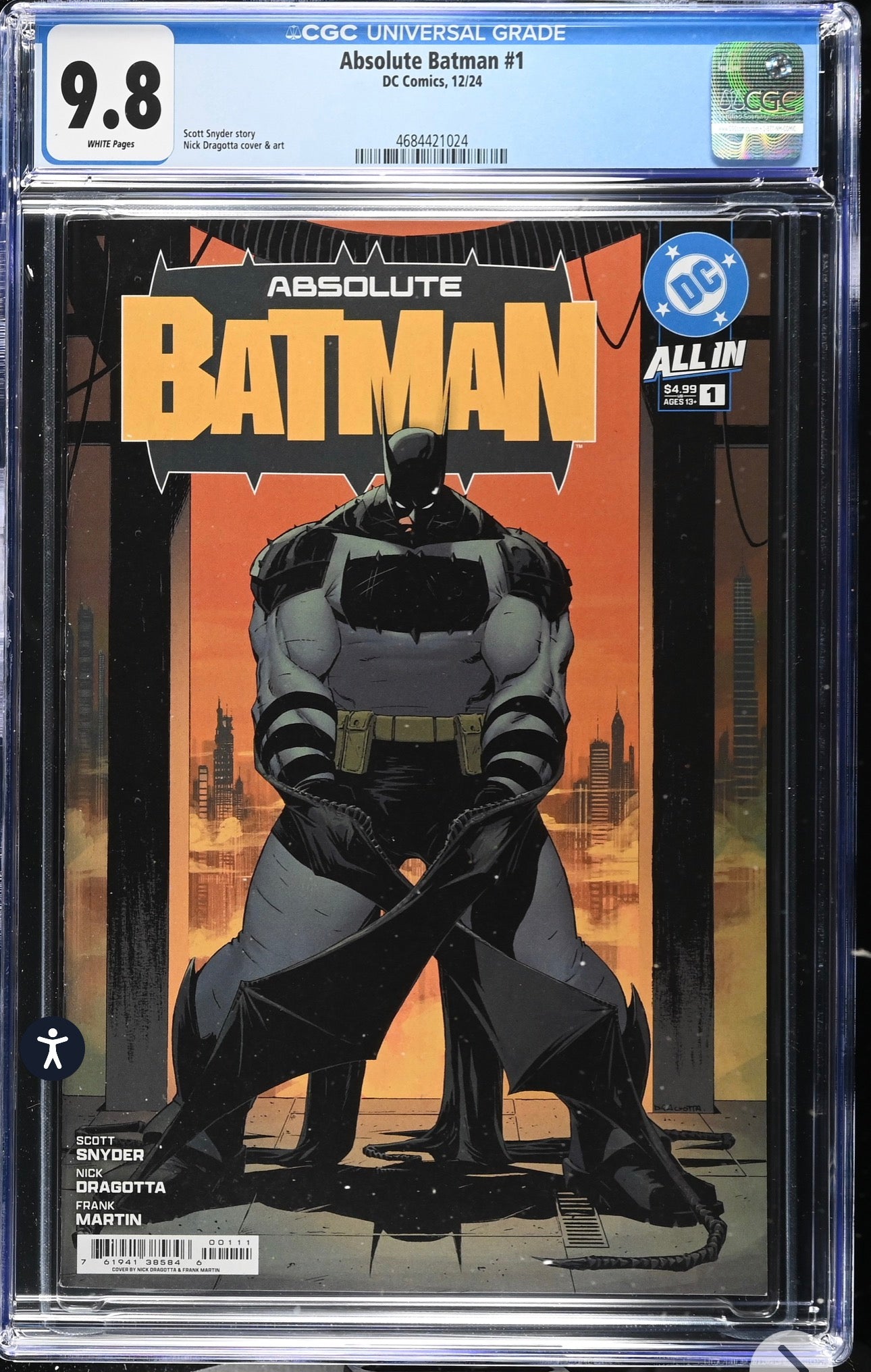 Absolute Batman #1 CGC 9.8 (DC, 2024)
