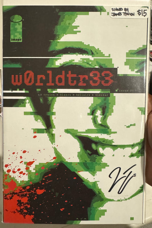 W0rldtr33 #1 (Image, 2023) Signed by James Tynion (Cover B)