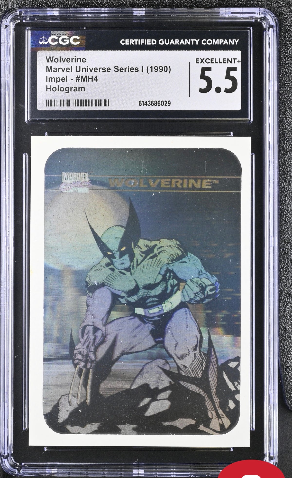 IMPEL 1990 Marvel Universe 1, #MH1-MH5 HOLOGRAM GRADED CGC SET SEE DESCRIPTION