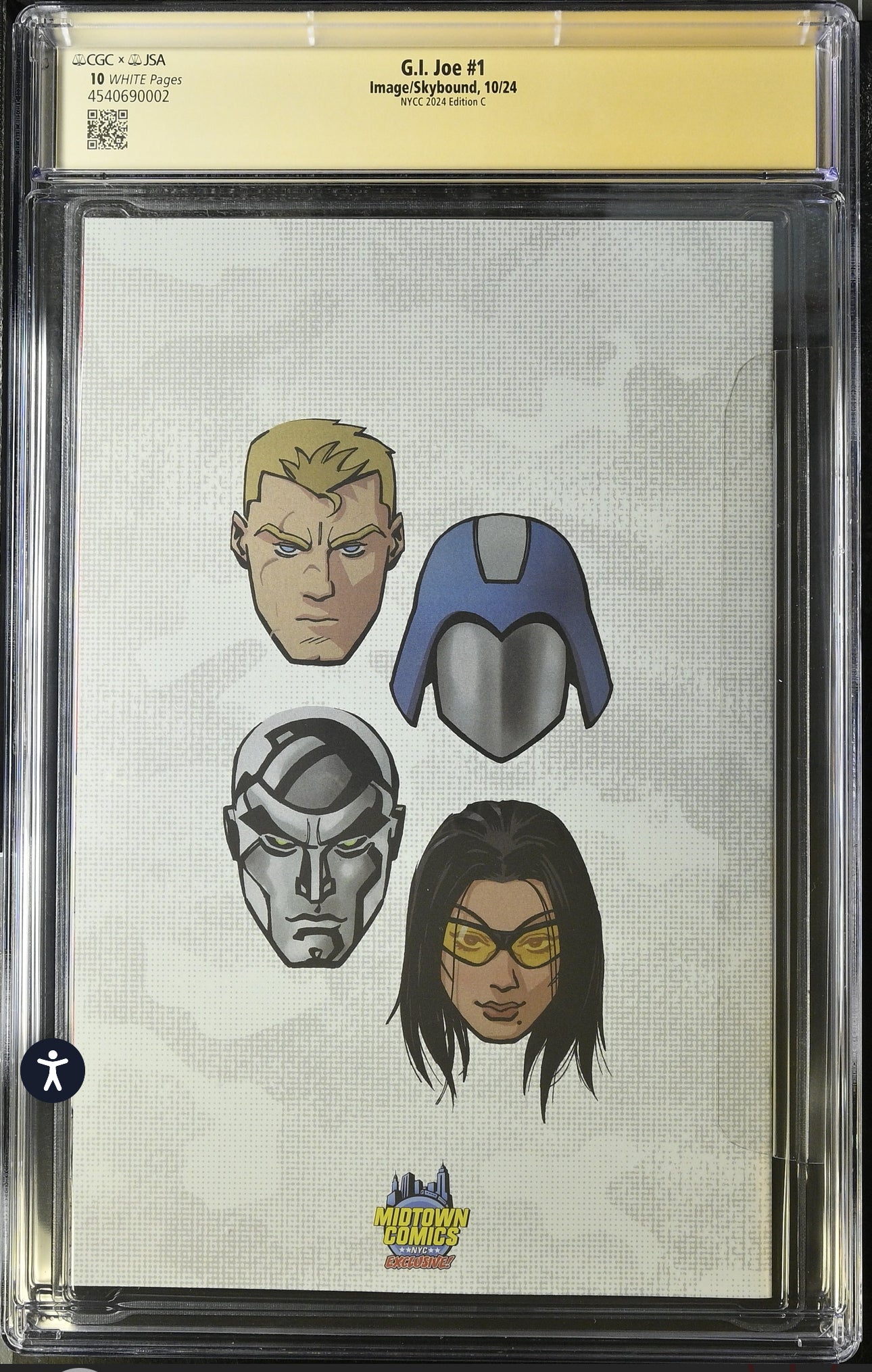 G.I. Joe #1 CGC x JSA 10 (Image/Skybound 2024) Signed By Tom Reilly & Joshua Williamson (NYCC Ashcan Preview)