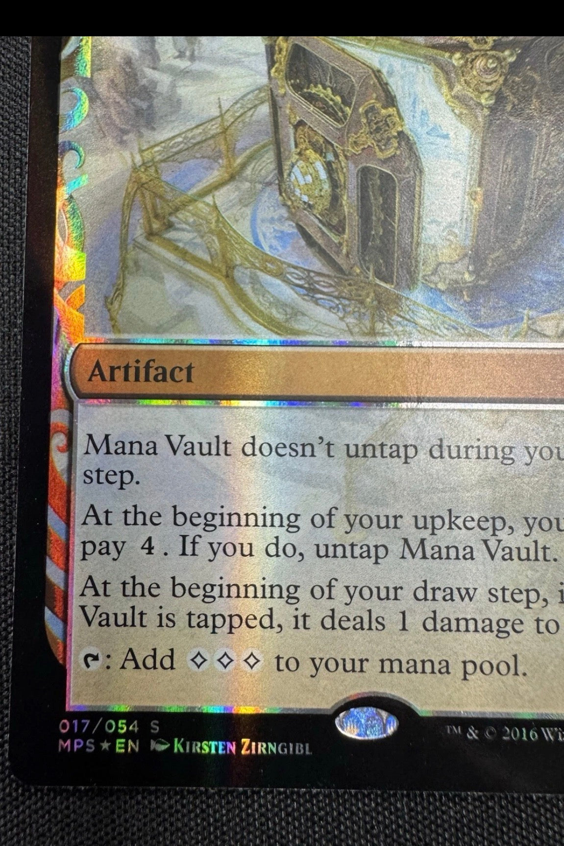 Mana Vault Magic: The Gathering Kaladesh Inventions Foil 017/054 2016 Artifact