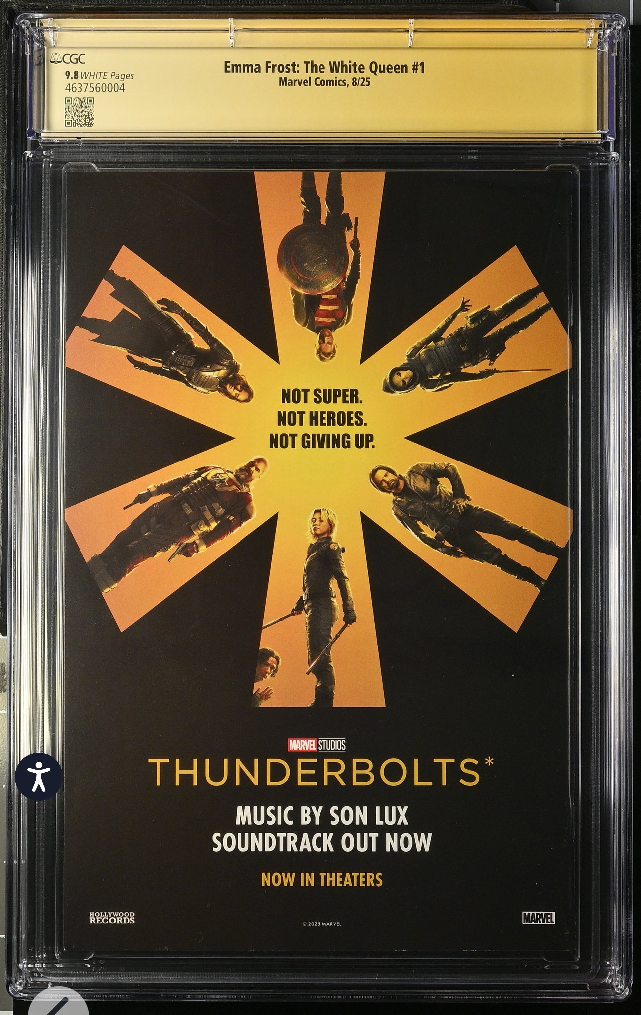 Emma Frost: White Queen #1 CGC SS 9.8 (Marvel, 2025) Signed & Sketched by Amy Chu