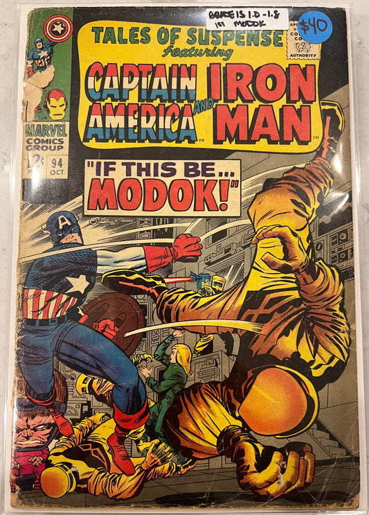 Tales of Suspense #94 (Marvel, 1959 Series) 1st Appearance of M.O.D.O.K