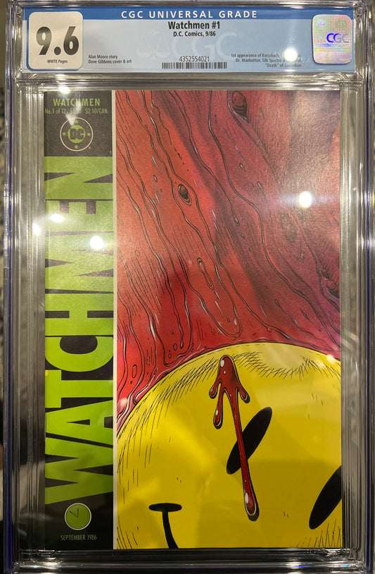 Watchmen #1 CGC 9.6 (DC Comics, 1986)