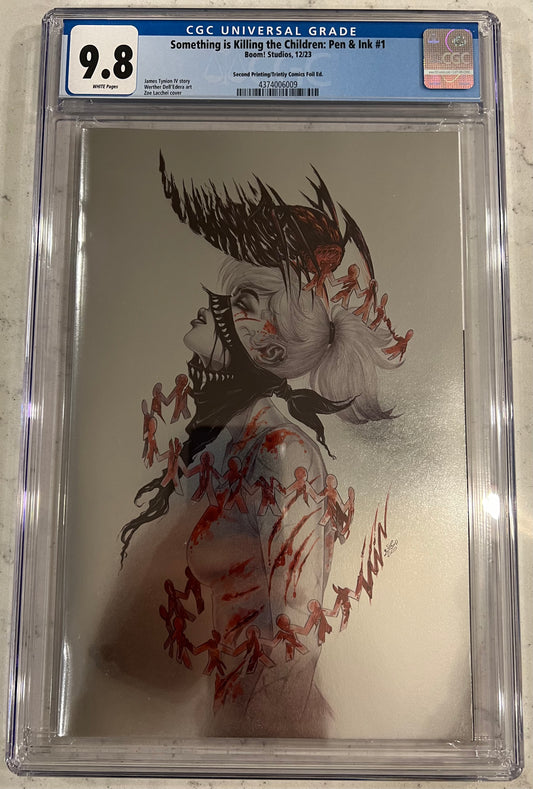 Something is Killing the Children #1 CGC 9.8 Pen & Ink Foil by Zoe Lacchei (Limited to 400 Copies)
