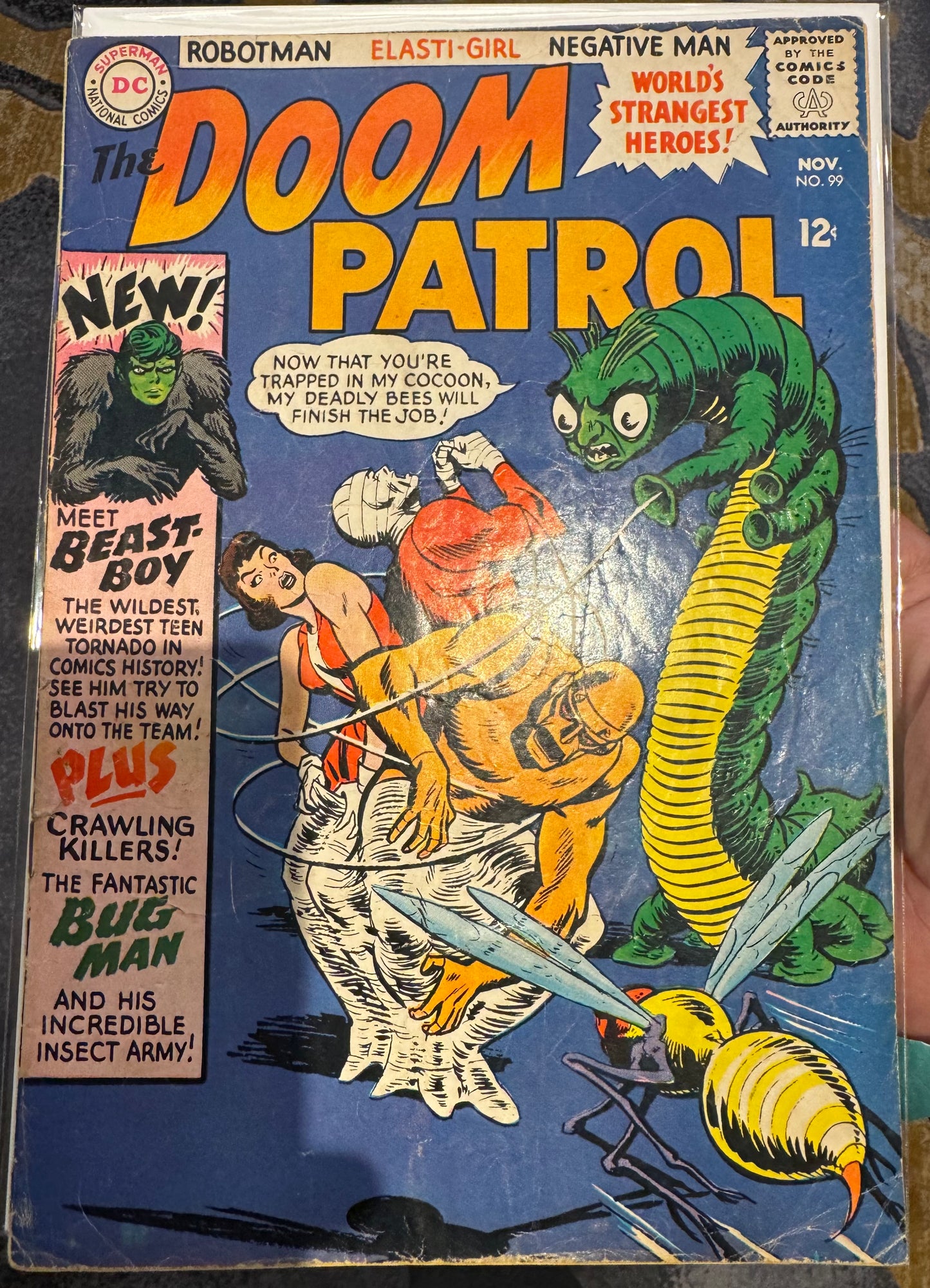 Doom Patrol #99 (DC, 1965) 1st Appearance Beast Boy