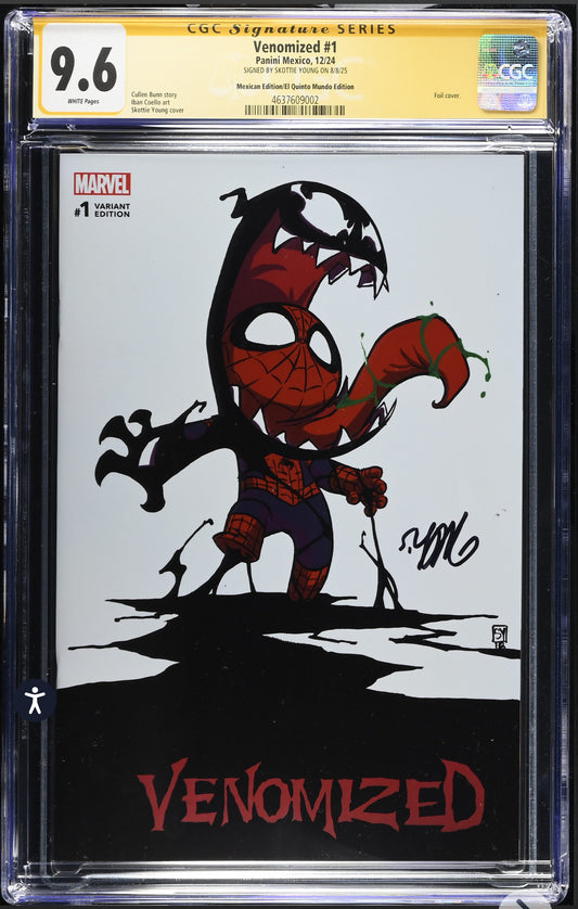 Venomized #1 CGC SS 9.6  (Panini Mexico, 2024) Mexican Foil Edition Signed by Skottie Young