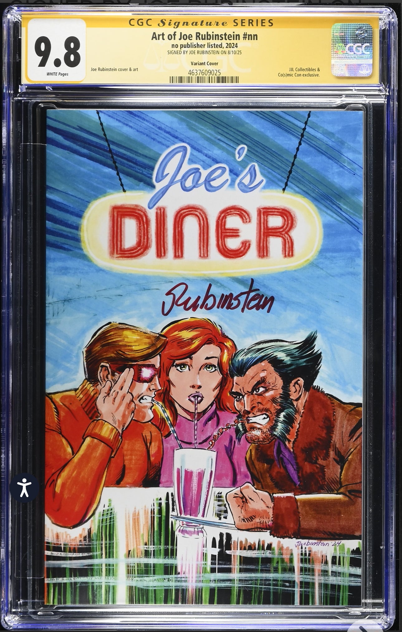 Joe Rubinstein Art Book CGC SS 9.8 (JJL Collectibles Exclusive, Limited to 100 Copies) Signed by Joe Rubinstein