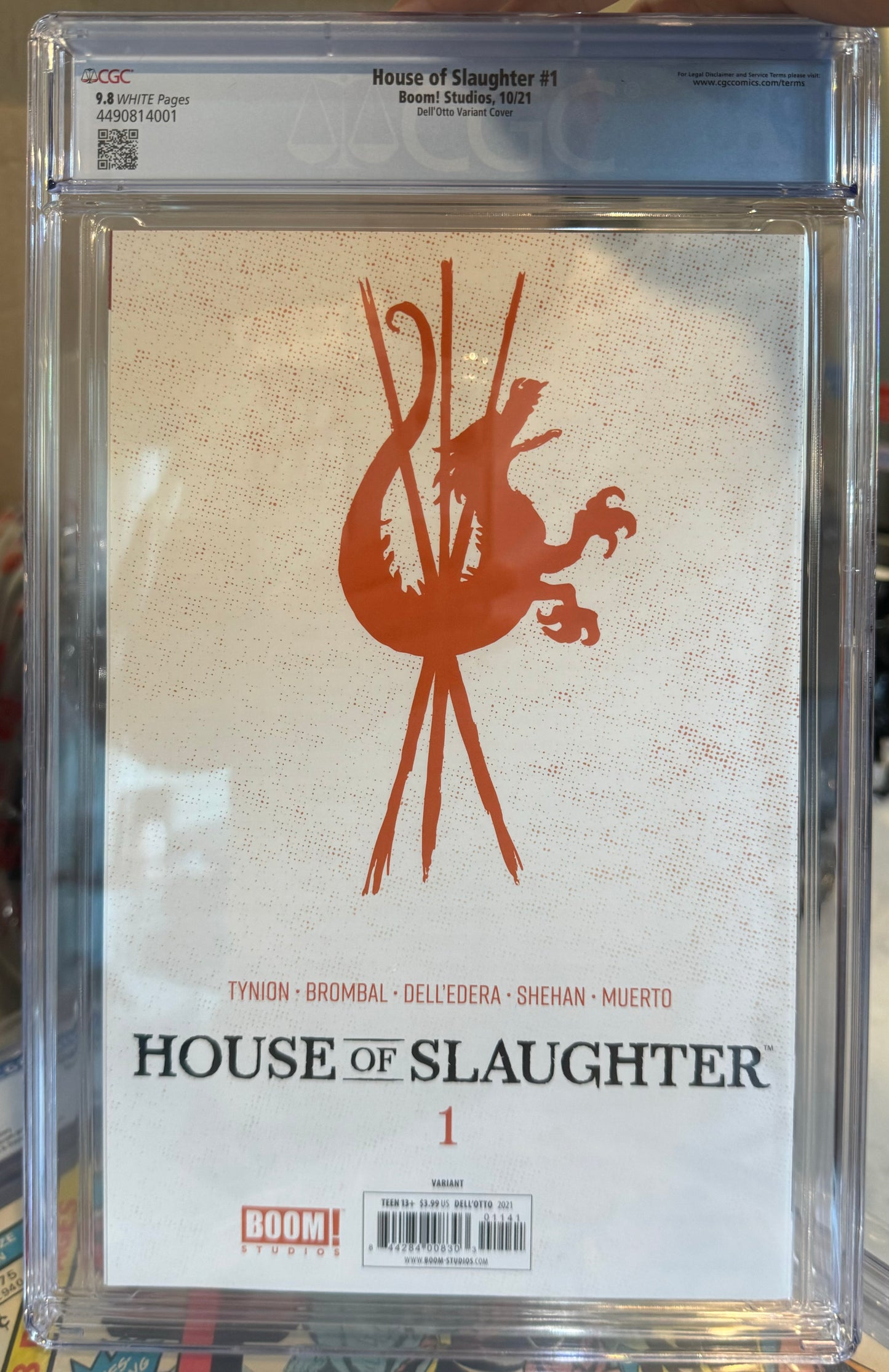 House of Slaughter #1 CGC 9.8 (2021, Boom) 1:1000 Incentive Cover by Gabriele Dell’Otto