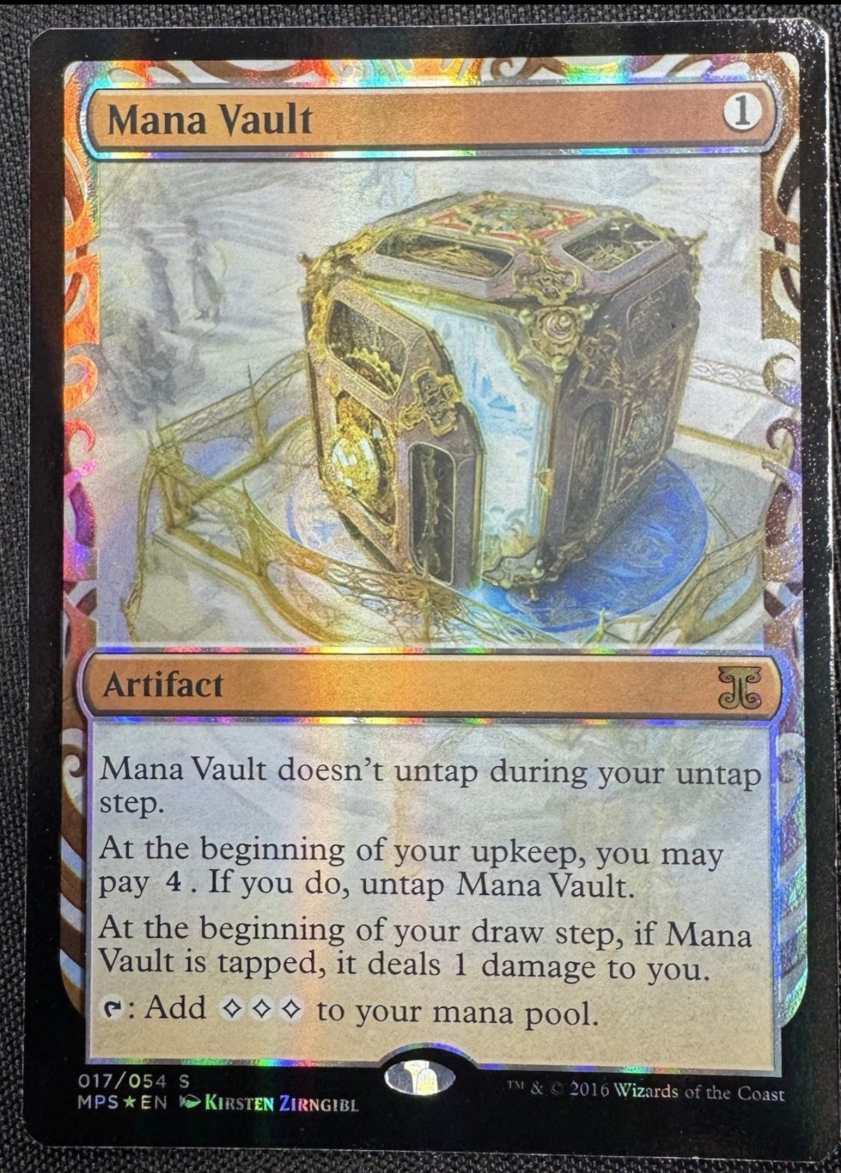 Mana Vault Magic: The Gathering Kaladesh Inventions Foil 017/054 2016 Artifact