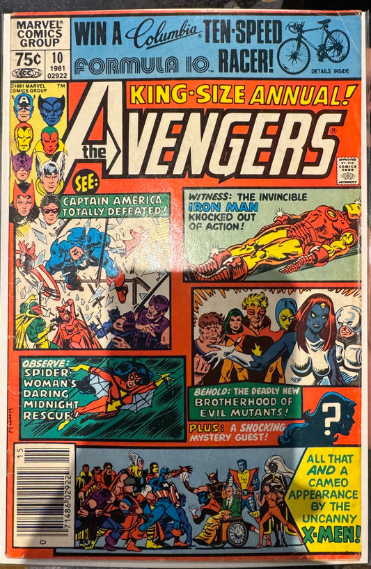 Avengers Annual #10 (Marvel, 1981) 1st App Rogue (Newsstand Edition)