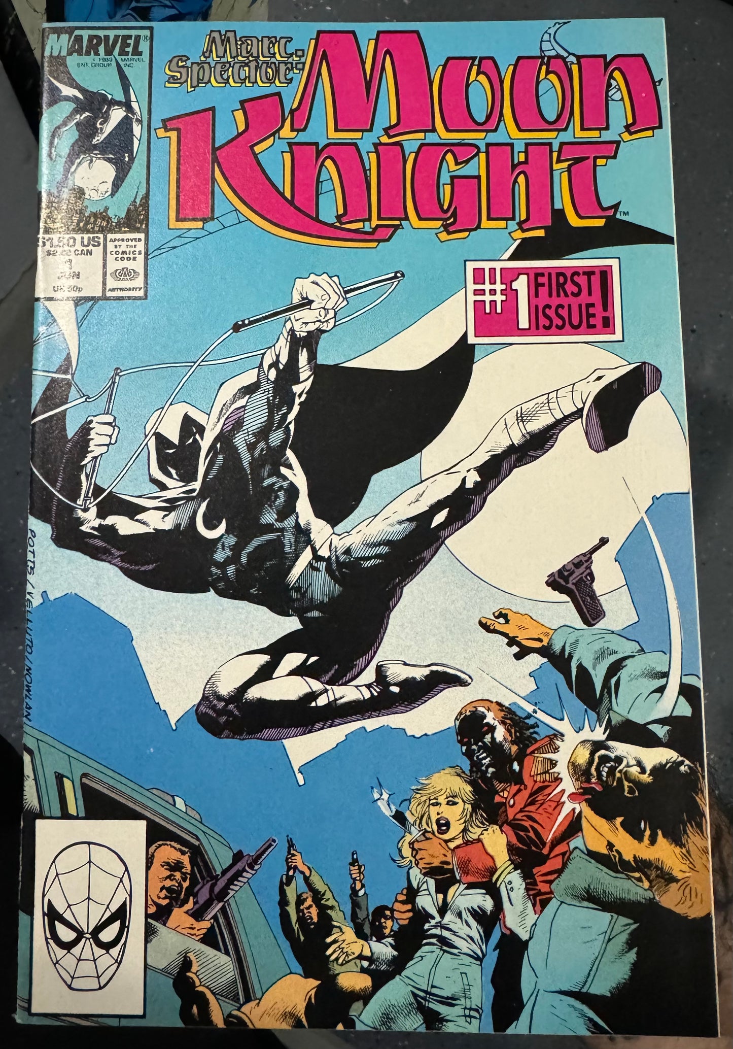 Marc Spector: Moon Knight #1 (Marvel, 1989)